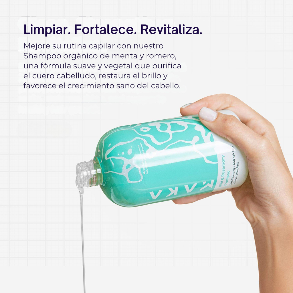 SHAMPOO DE MENTA Y ROMERO