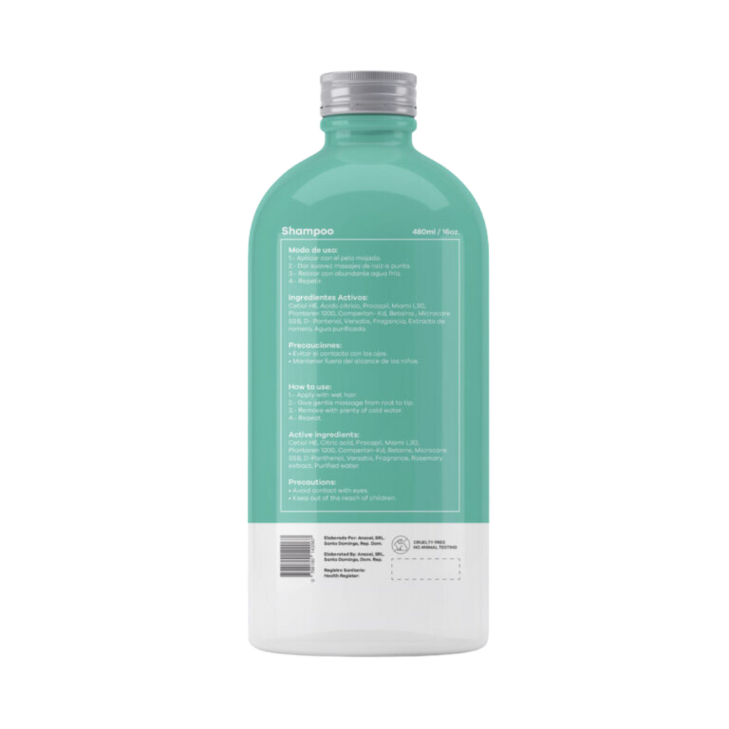 SHAMPOO DE MENTA Y ROMERO